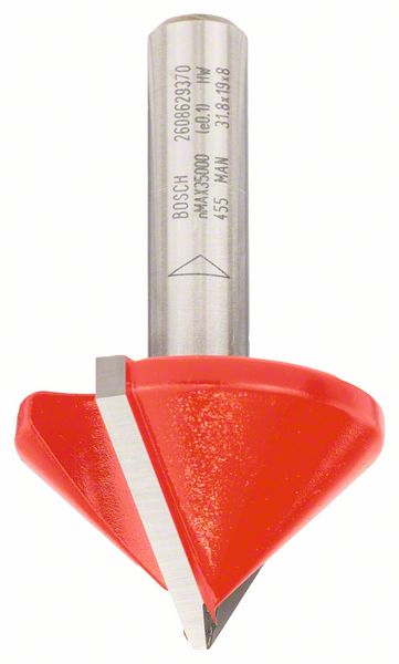 Frézy na drážky tvaru V 8 mm, D 31,8 mm, L 19 mm, G 51 mm, 90°