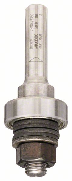Stopka pre drážkovaciu frézu s vodiacim gulkovým ložiskom 8 mm, D 22 mm, G 60,3 mm