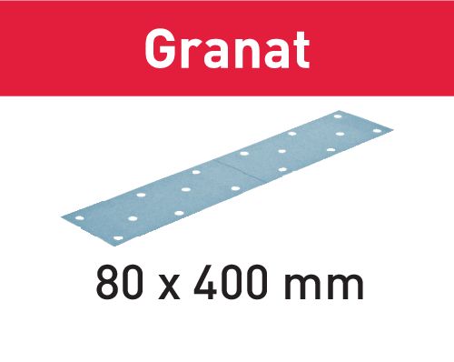 Brúsny pruh STF 80X400 P100 GR/50 Granat