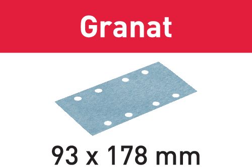 Brúsny pruh STF 93X178 P100 GR/100 Granat