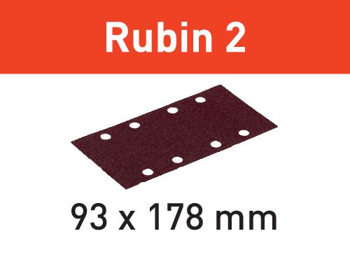 Brúsny pruh STF 93X178/8 P100 RU2/50 Rubin 2