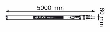 GR 500 Professional - 0601094300 - Nivelačná lata