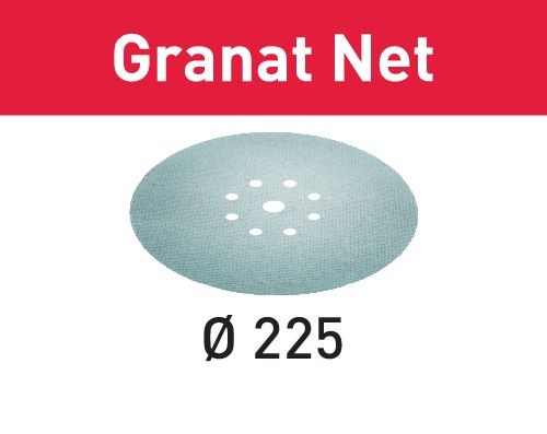 Sietové brúsne prostriedky STF D225 P120 GR NET/25 Granat Net