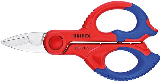 Elektrikárske nožnice KNIPEX 95 05 155 SB