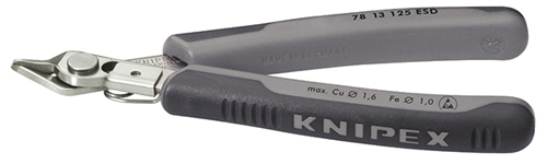 Kliešte štikacie bocné 125mm inox ESD Electronic SuperKnips / 7813125 ESD Knipex