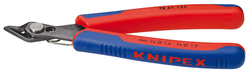 Kliešte štikacie bocné 125mm kalené Electronic SuperKnips / 7861125 Knipex