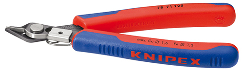 Kliešte štikacie bocné 125mm kalené Electronic SuperKnips / 7871125 Knipex